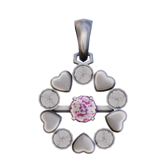 Rosé Bloom Pendant