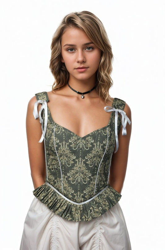 The Vintage Rose Damask Corset
