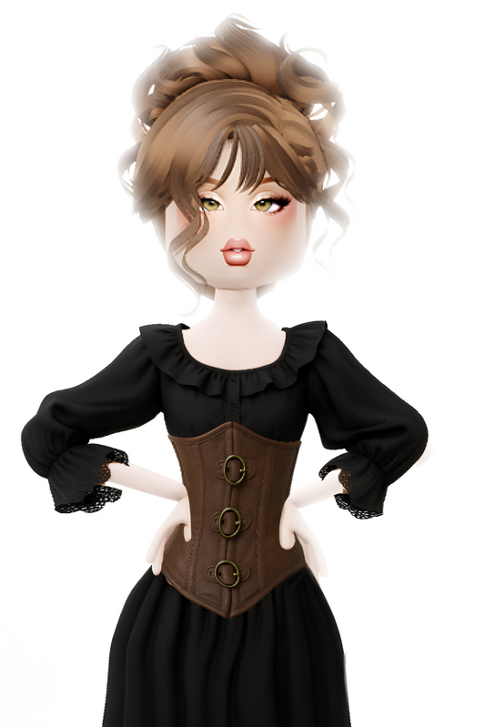 The Rebel Faux Leather Corset Belt