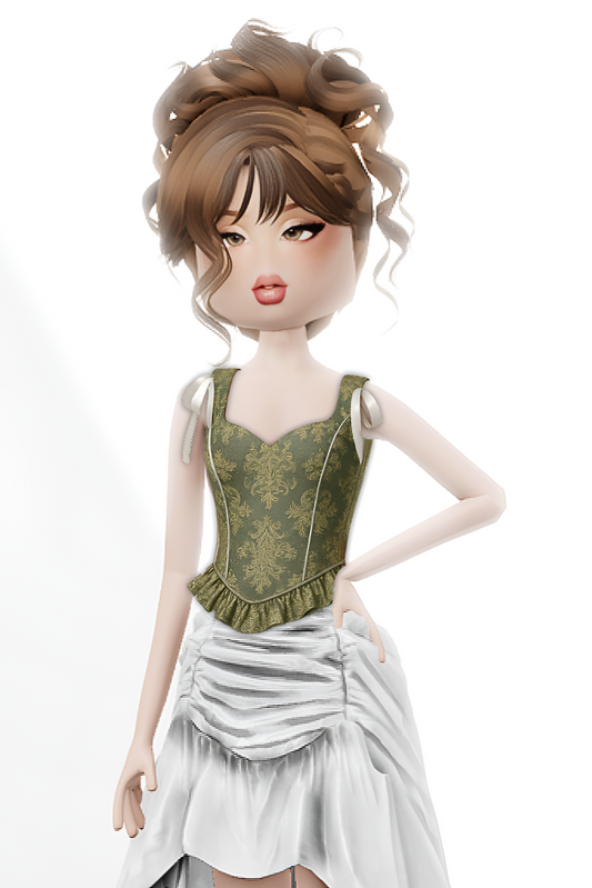 The Vintage Rose Damask Corset